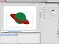 Flash CS4 Tutorial - Creating Planet Rings with the 3D Rotation Tool