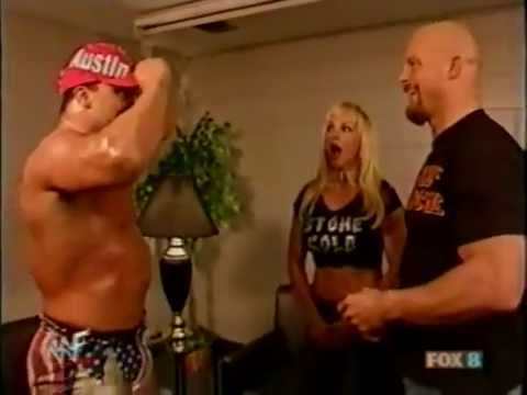 Debra - A Classic backstage segment between Stone Cold & Kurt Angle.