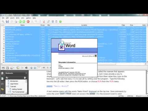 dtSearch tutorial video 1