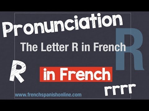 how to pronounce letter r properly