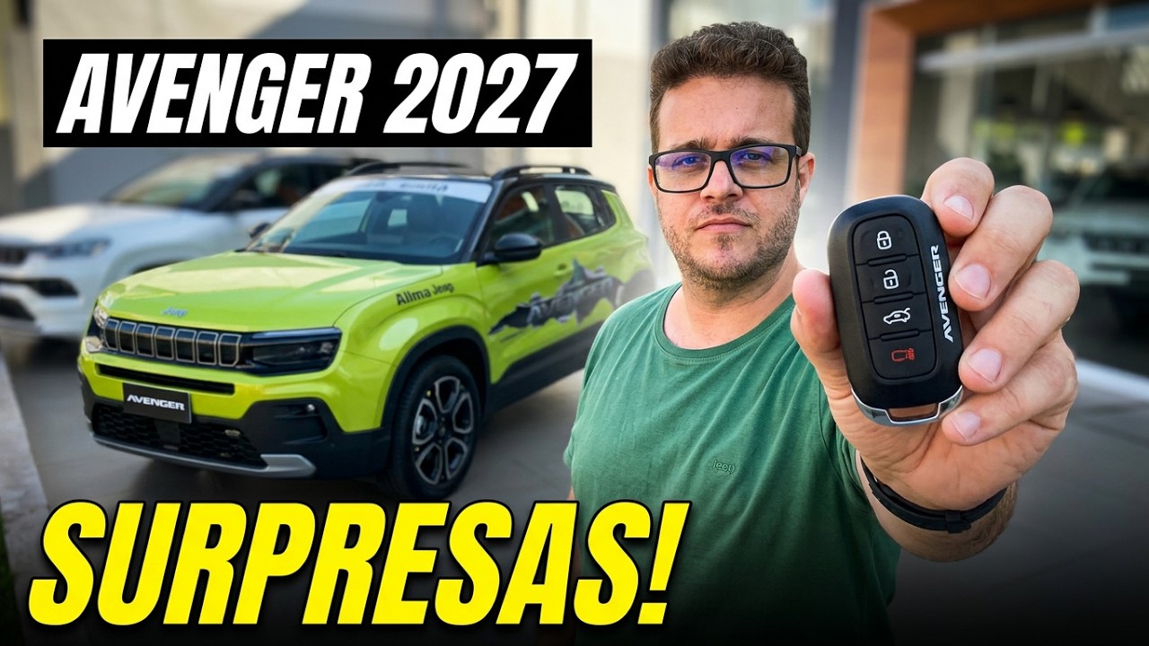 TESTEI O JEEP AVENGER 2027 LIMITED! (CONSUMO REAL E SURPRESAS)