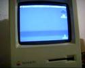 booting my macintosh plus and playing shufflepuck and tetris ... macintosh plus mac tetris shufflepuck cafe boot 