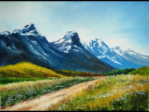 how to oil paint landscapes