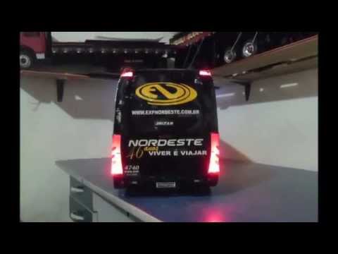 kleverson miniaturas Onibus IRIZAR Volvo