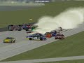 Nascar Racing 2003 season #2 flips crashes wrecks