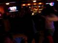 Jordana getting down to Karaoke music!