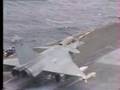 Essais du Rafale Porte Avions Foch 1994