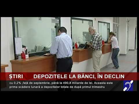 Depozitele la bănci, în declin