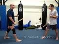 IFAacademy.com Filipino Martial Arts Using Range & Feinting To Draw Out Attack For Counter