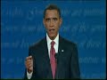 1st 2008 Presidential Debate, Obama vs McCain (Part 3)