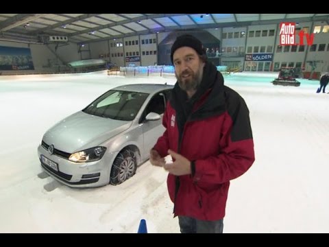 Schneeketten-Test auf der Piste (2015)