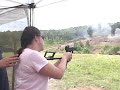 Kim on Full Auto Glock
