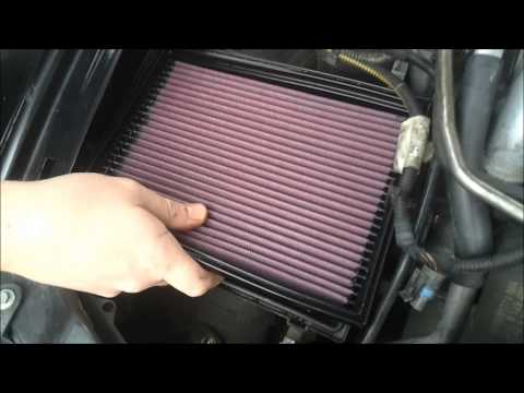 how to fit k&n panel filter
