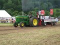 Full Pull  John   Deere  4430 at  Tractor  Pulling in Leibstadt
