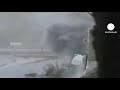 Видео из Хомса: разрывы снарядов и дым пожаров