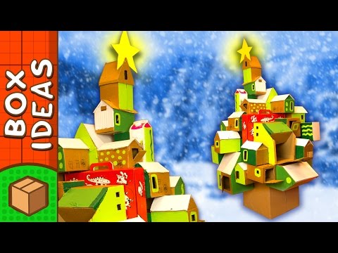 DIY Cardboard Christmas Tree