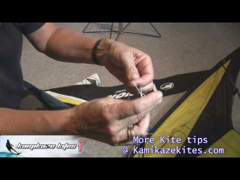 how to attach kite lines