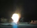 Home Made aerosol can bomb Explosion
