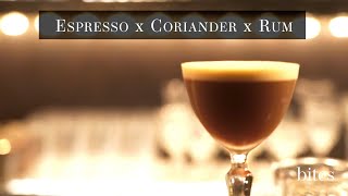 Espresso x Coriander x Rum / エスプレッソ x パクチー x ラム カクテル