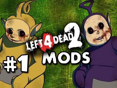 ZOMBIE TELETUBBIES - Left 4 Dead 2 Mods w/Nova Sp00n & Kootra Ep.1