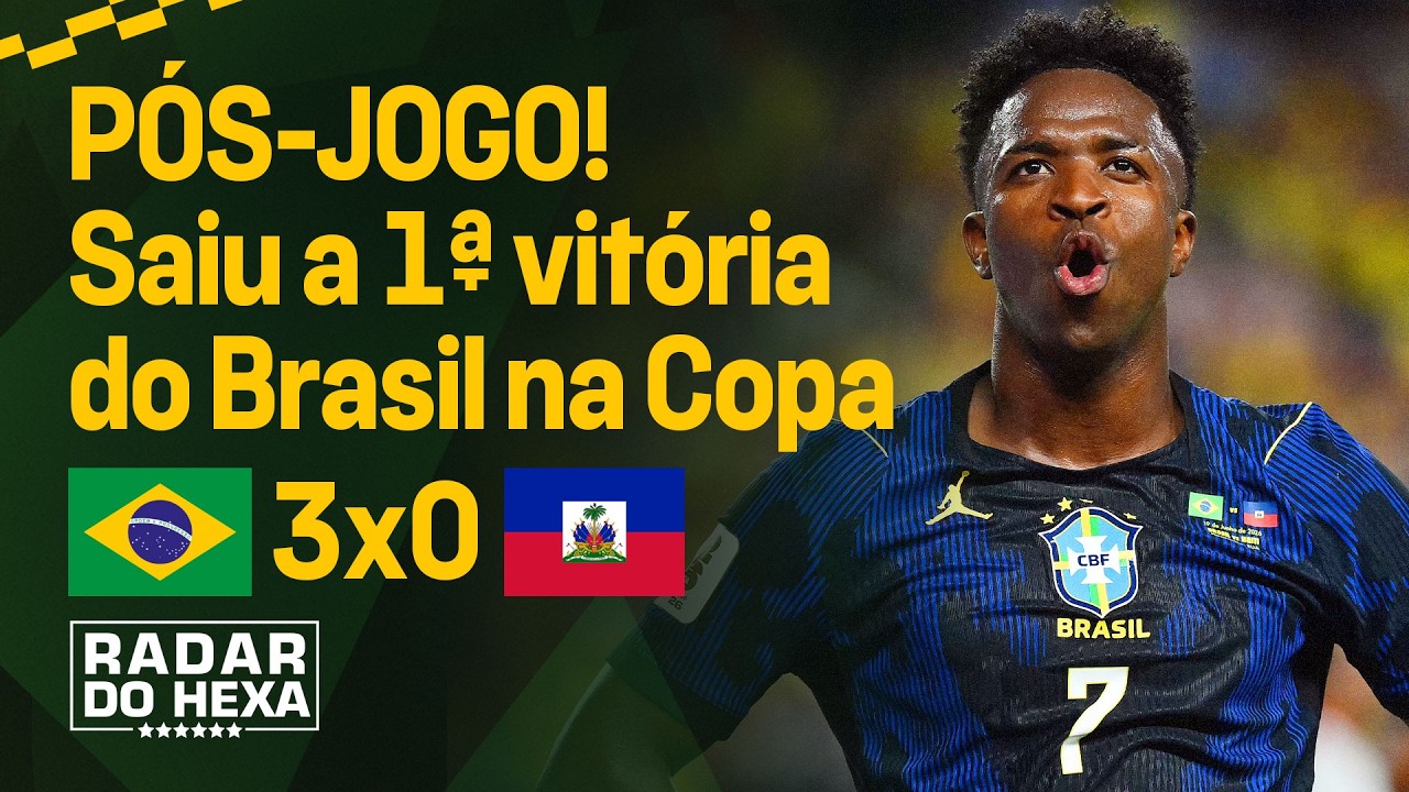 Ao Vivo! Vini Jr. Assume Protagonismo E Matheus Cunha Crava Dois Gols | Pós-Jogo Brasil 3X0 Haiti