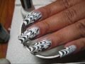 Halloween Spider Web Water Marble Nail Art Tutorial