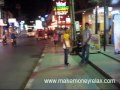 Walking in the streets off Phatong, Phuket, home of prostitutes and beggars.