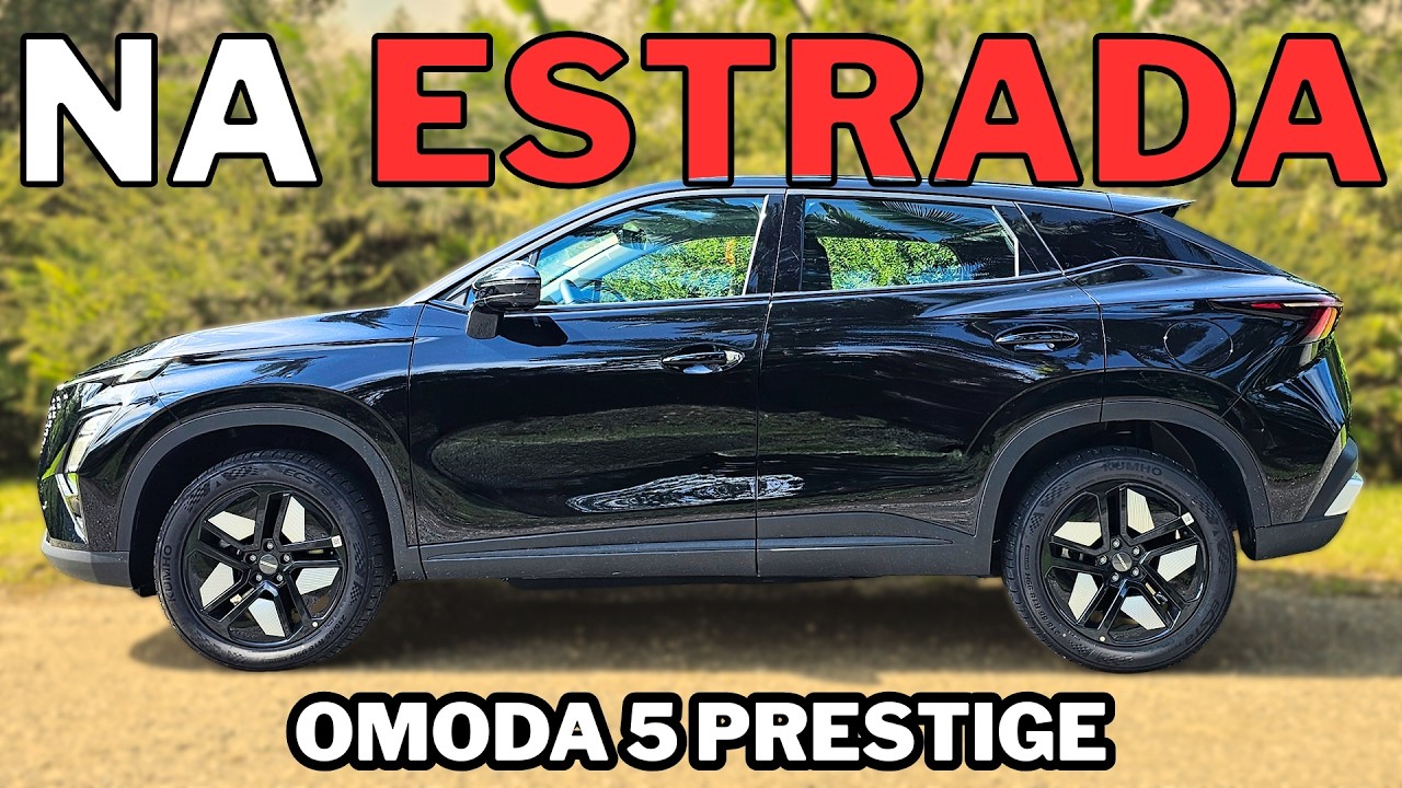 Omoda 5 Prestige Híbrido: Teste na Rodovia, Consumo e Suspensão!