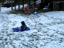 Todd sledding Todd sledding