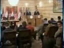 AN Iraqi Journalist threw his shoes on Killer Bush