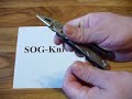 SOG Power Plier S44 - Video Demonstration