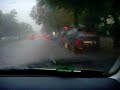 piorun w samochód, Blitzschlag ins Auto Berlin piorun w samochód, Blitzschlag ins Auto Berlin
