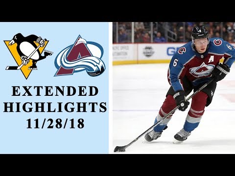 Video: Pittsburgh Penguins vs. Colorado Avalanche | EXTENDED HIGHLIGHTS | 11/28/18 | NHL | NBC Sports