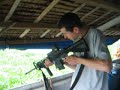 Julien Firing AR-15 Rifle