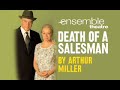 death of a salesman by arthur miller.
an ensemble theatre production playing from 15 -- 31 may 2008 at the york theatre, seymour centre

director sandra bates
designer judith hoddinott
lighting designer andrew kinch   

cast: adriano cappelletta, norman coburn, anna cottrell, anthony gooley, tom o'sullivan, olivia pigeot, jonathan prescott, catherine mcgraffin, michael ross, sean taylor and jacki weaver

willy loman (sean taylor) has spent his whole life proud of his ability to sell anything to anyone, but is now staring into the embers of his american dream. his devoted wife,  linda (jacki weaver) is barely holding the family together as her son biff (anthony gooley)  becomes increasingly disillusioned. in contrast, his brother happy (tom o'sullivan) dreams about women. now at the end of his career, willy's reality begins to unravel as he loses his job, the ability to provide for his family and with it, the respect of his own sons. more than fifty years after its first performance, arthur miller's classic pulitzer prize winning play is still an extraordinarily relevant and powerful drama.

the ensemble first presented death of a salesman in 1997 and received john mccallum's (theatre critic for the australian) critic's choice award for most outstanding production.  ensemble theatre's artistic director sandra bates has selected the play for re-staging next month, to celebrate the theatre's 50th birthday. 

after reading miller's autobiography 