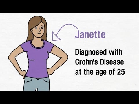 Janette Connor, 26, is using her experience of living with Crohn's disease to educate others about the condition.