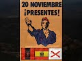 20-N Honor y Gloria a los que dieron su vida por la Patria 20-N Honor y Gloria a los que dieron su vida por la Patria