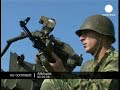 Separatist troops vs Georgian military