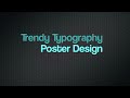 Trendy Typography Design (GIMP)