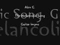 Alex G melancolic harmonic guitar impro