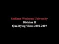 Indiana Wesleyan University Cheerleading Skills Tape 06-07