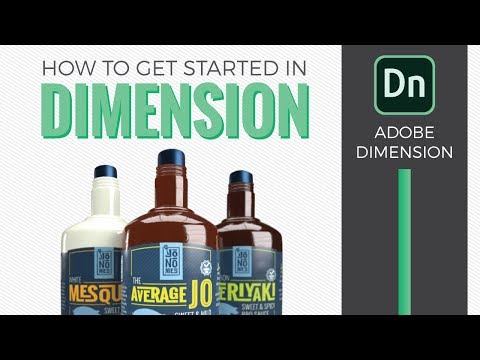 How to Get Started in Adobe Dimension CC 2018