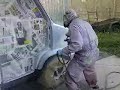 autospuiten: restauratie Fiat Ducato camper paint spray autospuiten: restauratie Fiat Ducato camper paint spray