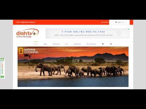 how to recharge dish tv in india