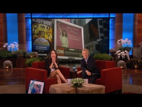 Square - Ellen is so excited for the launch of Bethenny's new show, she took out a Times Square billboard! Watch how Bethenny reacted when Ellen showed it to her for ...