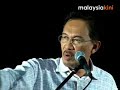 Embattled leader speaks at 10,000-strong rally V