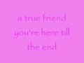 videos de true friend by hannah montana