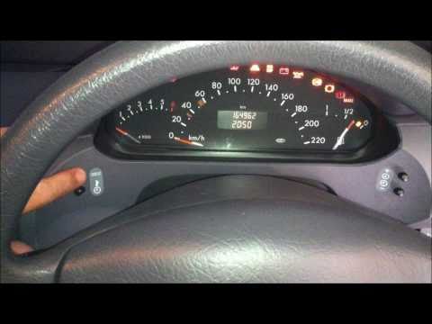 how to reset service mercedes a class