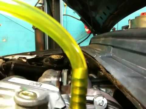 how to bleed fuel system on ford kuga