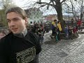 Trediční Hrkání v třebíčské židovské čtvrti. Pořádá přístav VS 